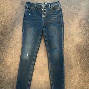 Old Navy super skinny high rise jeans
